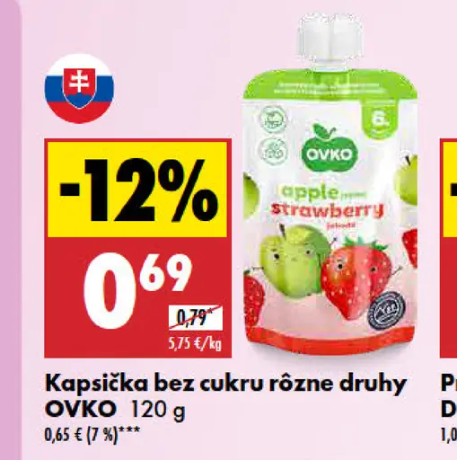 Ovko Kapsička bez cukru