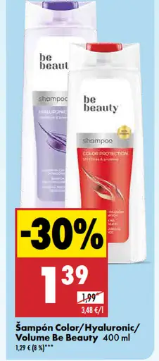 Be Beauty Šampón Color/Hyaluronic/Volume