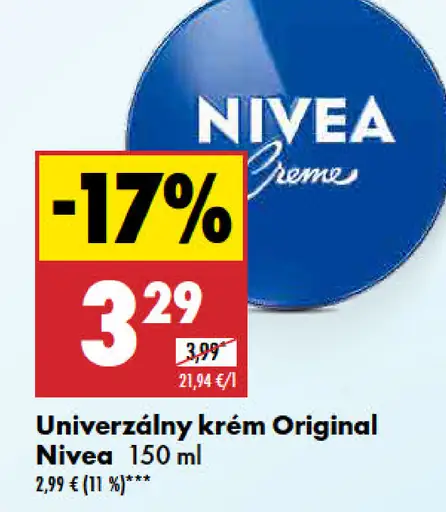 Univerzálny krém Original Nivea