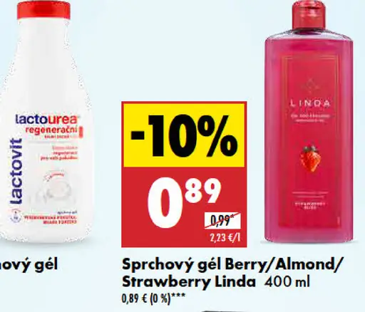 Lactovit Lactourea regeneračný sprchovací gél