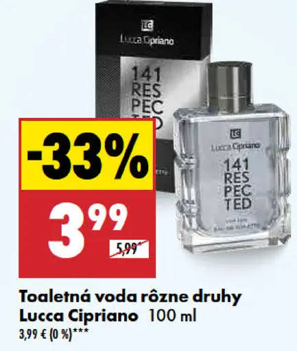 Lucca Cipriano Toaletná voda