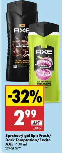 Sprchový gél Epic Fresh/Dark Temptation/Excite