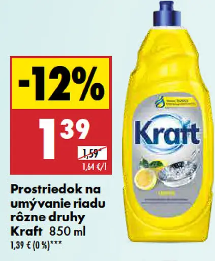 Kraft Prostriedok na umývanie riadu