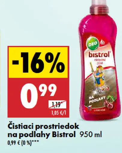 Bistrol Čistič na podlahy