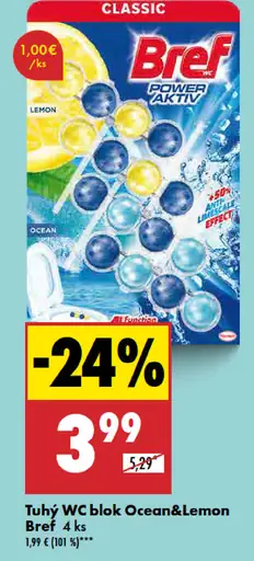 Bref tuhý WC blok Ocean&Lemon