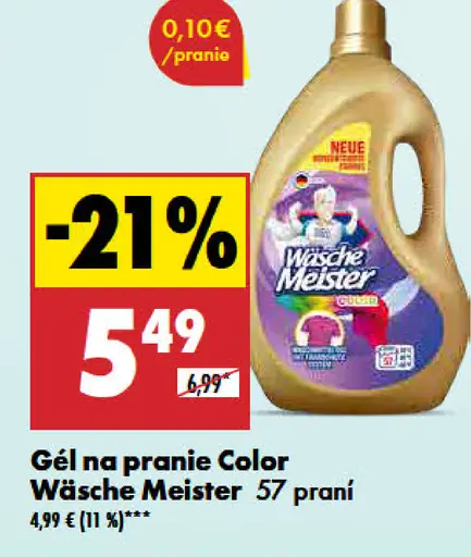 Gél na pranie Color Wäsche Meister
