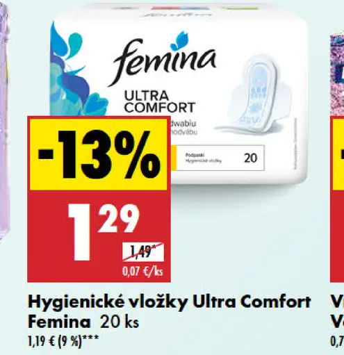Femina Ultra Comfort Hygienické vložky