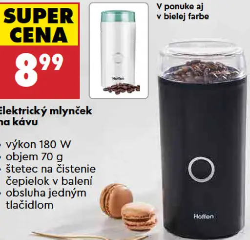 Hoften Elektrický mlynček na kávu