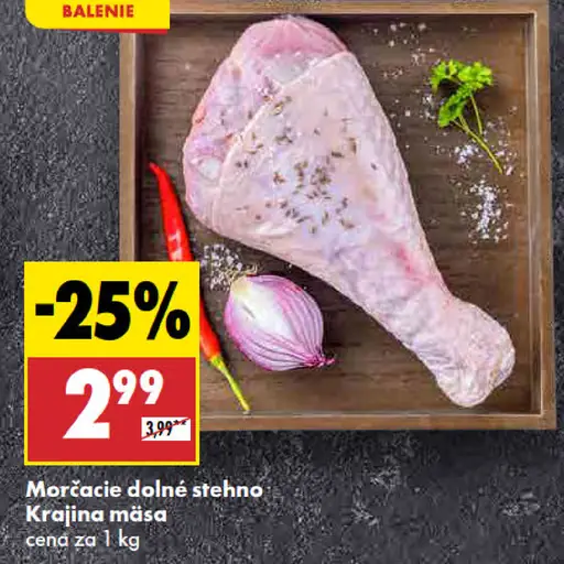 Morčacie dolné stehno