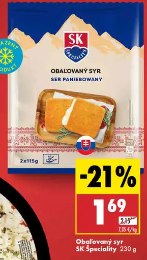 SK Špeciality Obalovaný syr