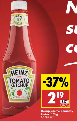 Heinz Kečup jemný/pikantný