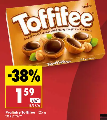 Pralinky Toffifee