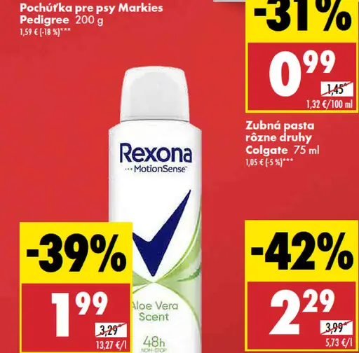 Rexona Aloe deodorant v spreji