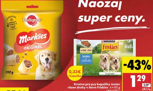 Pedigree Pochúťka pre psy Markies