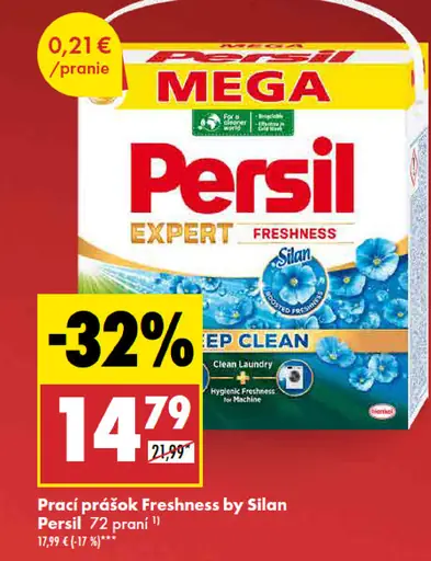 Persil Prací prášok Freshness by Silan