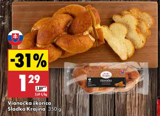 Sladká Krajina Vianočka škorica