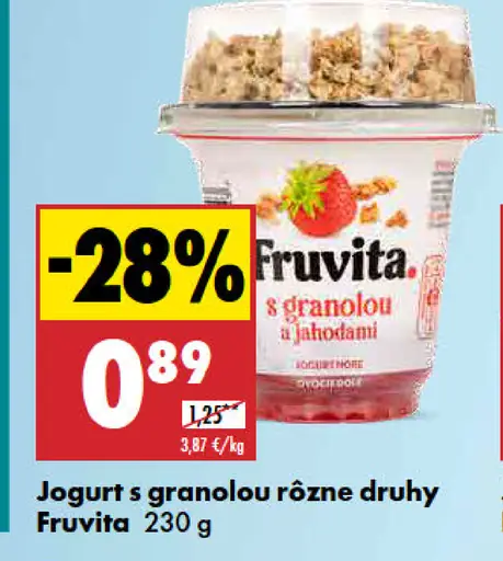 Fruvita Jogurt s granolou