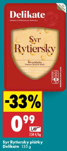 Delikate Syr Rytier