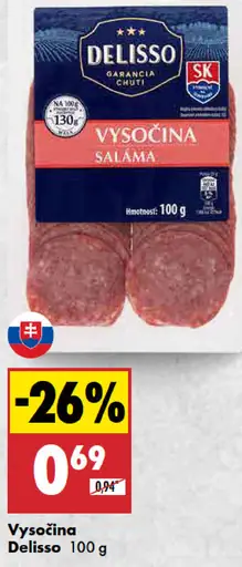 Delisso Vysočina saláma