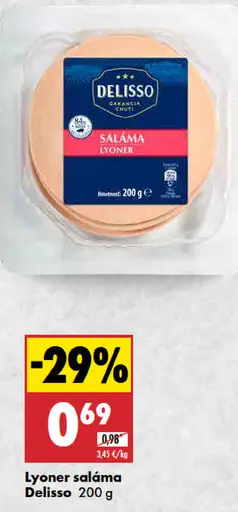 Delisso Lyoner saláma