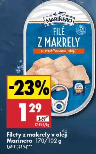 Marinero Filety z makrely v oleji