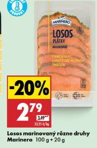 Marinero losos marínovaný