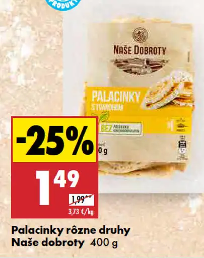 Naše dobroty Palacinky