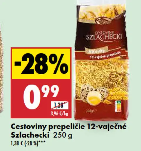 Szlachecki Cestoviny prepeličie 12-vaječné