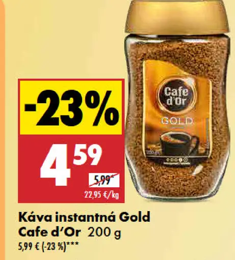 Cafe d'Or Káva instantná Gold
