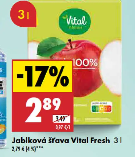Vital Fresh Jablková šťava