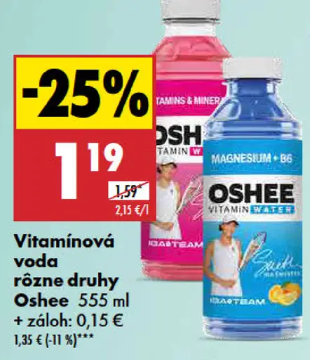 Oshee vitaminová voda