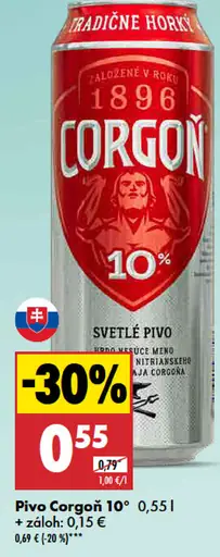 Corgoň svetlé pivo