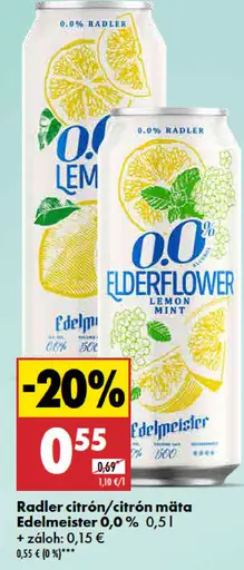 Edelmeister Radler citrón/citrón mäta