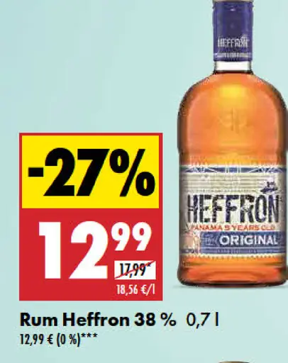Heffron Original Rum