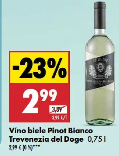 Pinot Bianco Trevenezia del Doge Vino biele