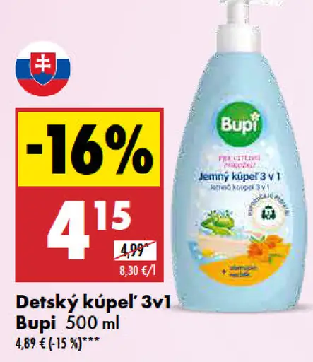 Bupi Detský kúpeľ 3v1