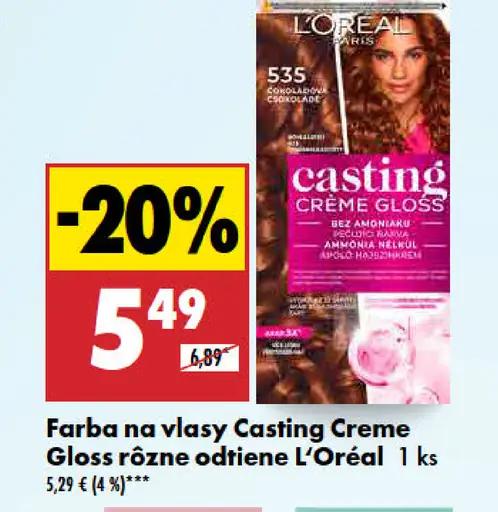 L'Oréal Casting Crème Gloss farba na vlasy vybrané odtiene