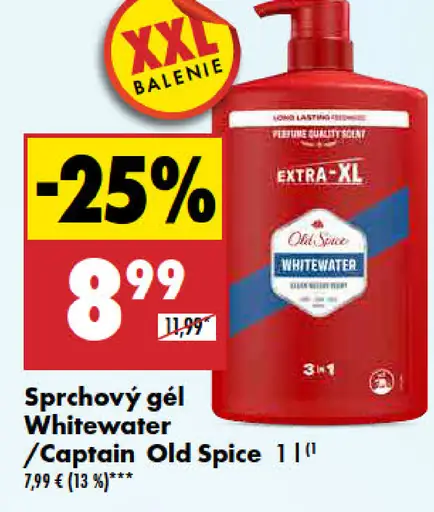 Old Spice Sprchový gél Whitewater/Captain