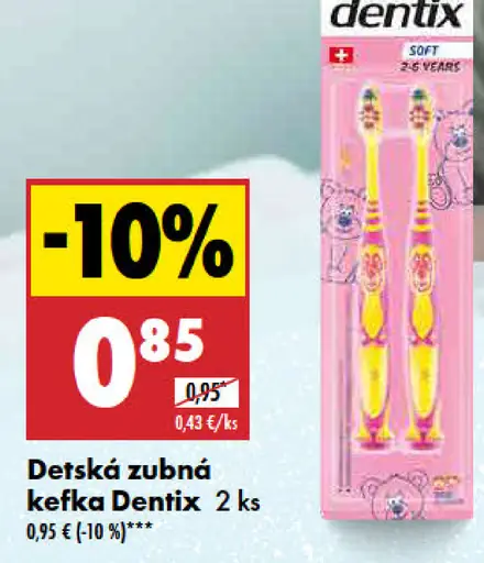 Dentix Detská zubná kefka