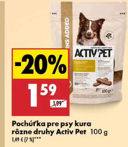 Activ Pet kura pochúťka pre psy
