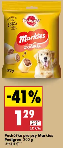 Pedigree Pochúťka pre psy Markies