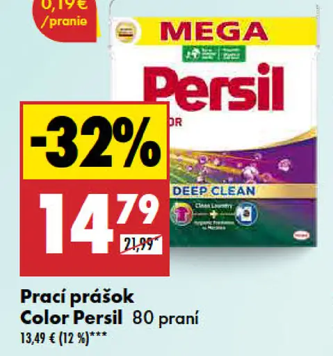 Prací prášok Color Persil