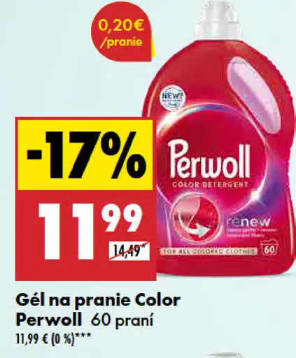 Perwoll Gél na pranie Color