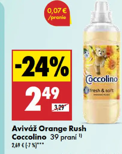 Coccolino aviváž Orange Rush