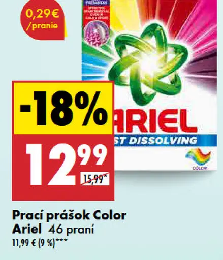 Ariel Color prací prášok