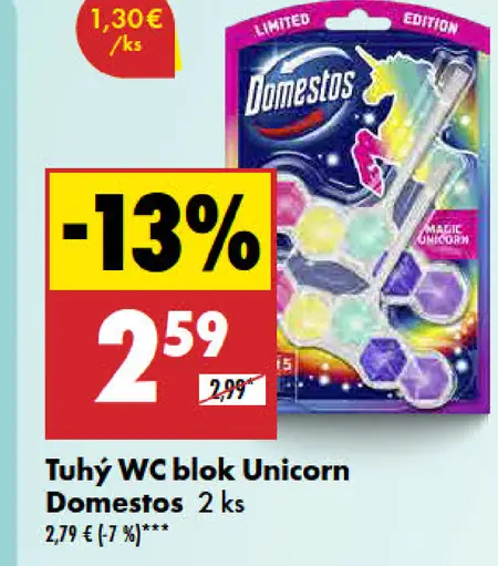 Domestos Tuhý WC blok Unicorn