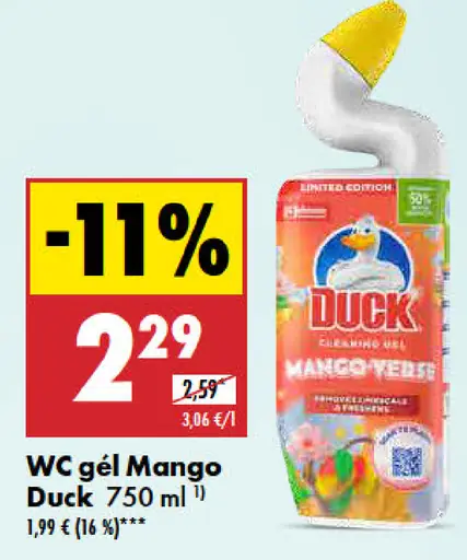 Duck WC gél mango