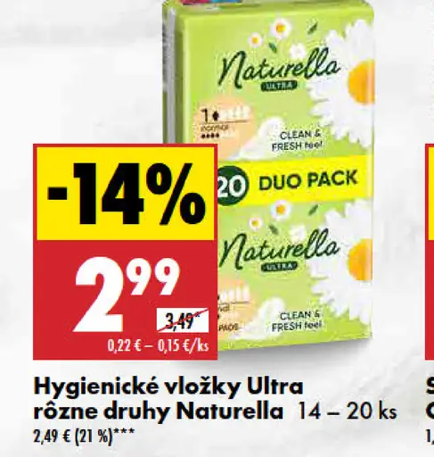 Naturella Hygienické vložky Ultra