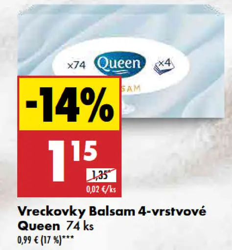 Queen Vreckovky Balsam 4-vrstvové