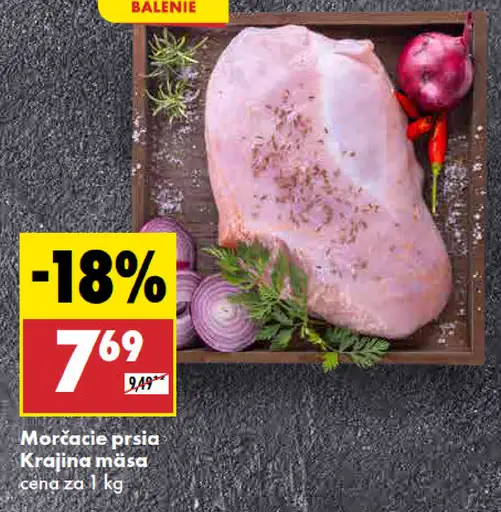 Krajina mäsa Morčacie prsia